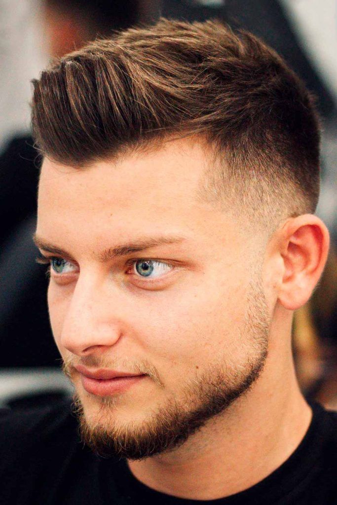 david backham hair high and tight short brushed up fade textured