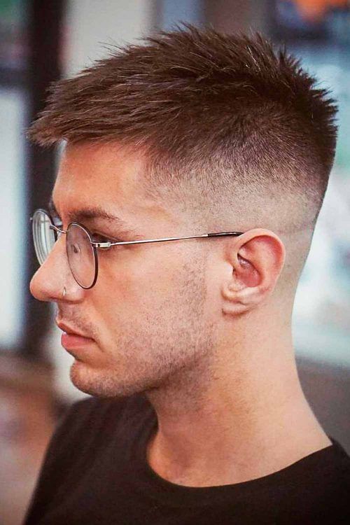 High And Tight Haircut Short Spiky Faded 500x750 