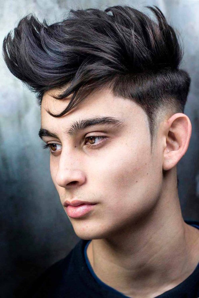 Undercut Brushed Up #promhairstyles #promhair #promhairmen #promhairstylesformen