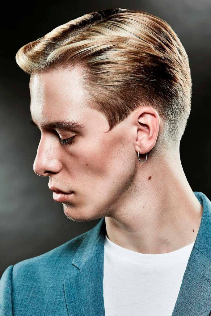 Pretty Boy Sleek Parted Layers #promhairstyles #promhair #promhairmen #promhairstylesformen