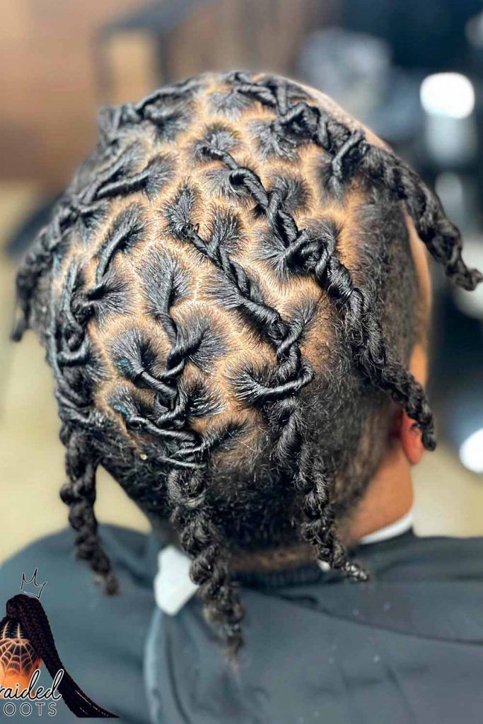 Braided & Twisted #twisthairstyles #twisthairmen #twostrandtwist #twisthairstylesmen