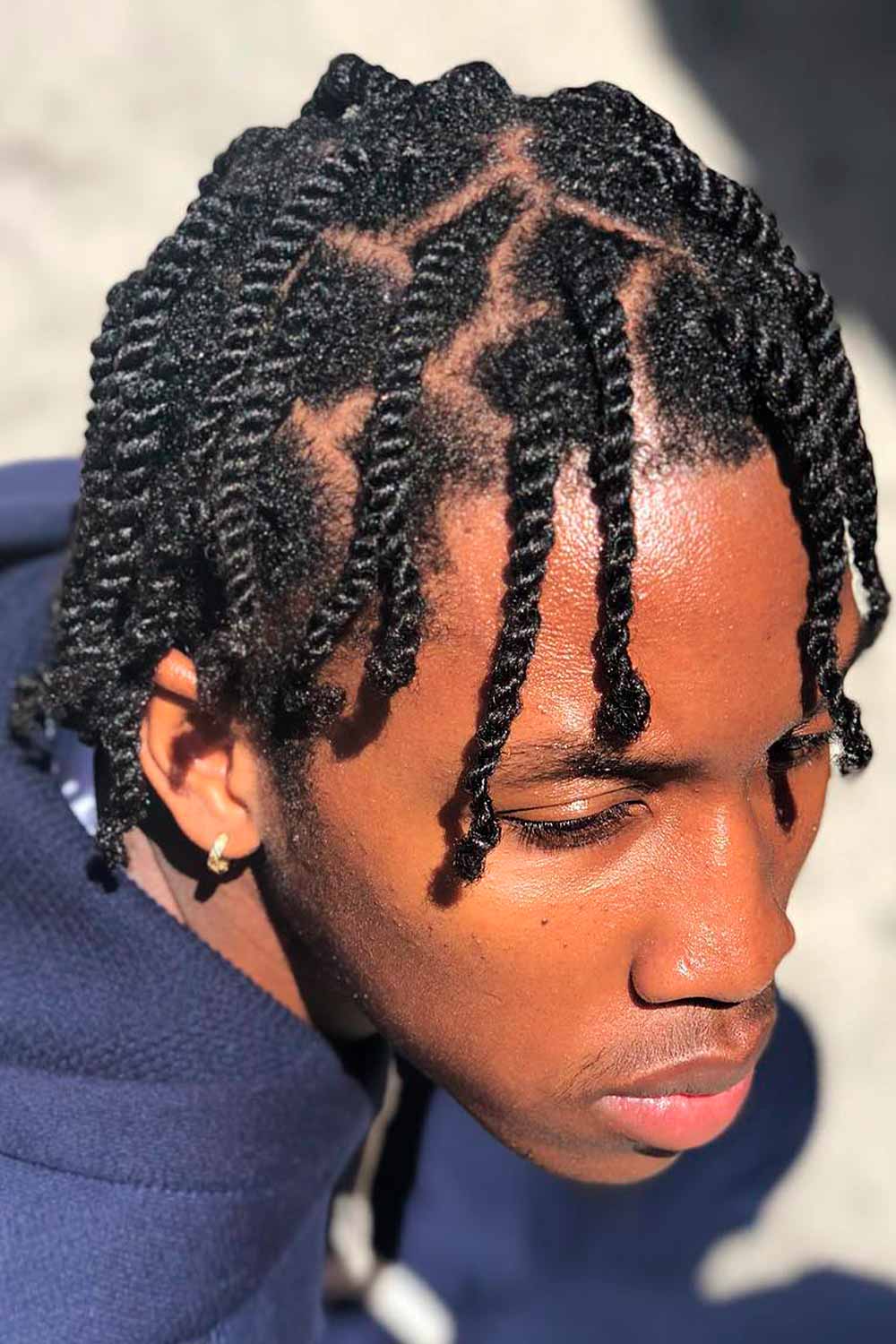 How do I get my two strand twists to look like the first pic instead of the  second? : r/BlackHair