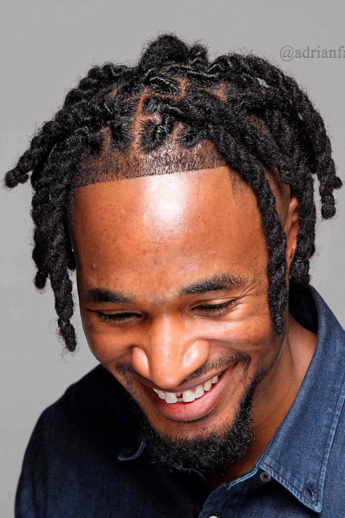 Twist Hairstyles Men Line Up #twisthairstyles #twisthairmen #twostrandtwist #twisthairstylesmen