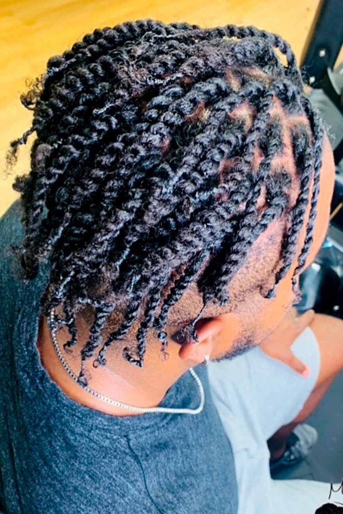 Twist Out #twisthairstyles #twisthairmen #twostrandtwist #twisthairstylesmen