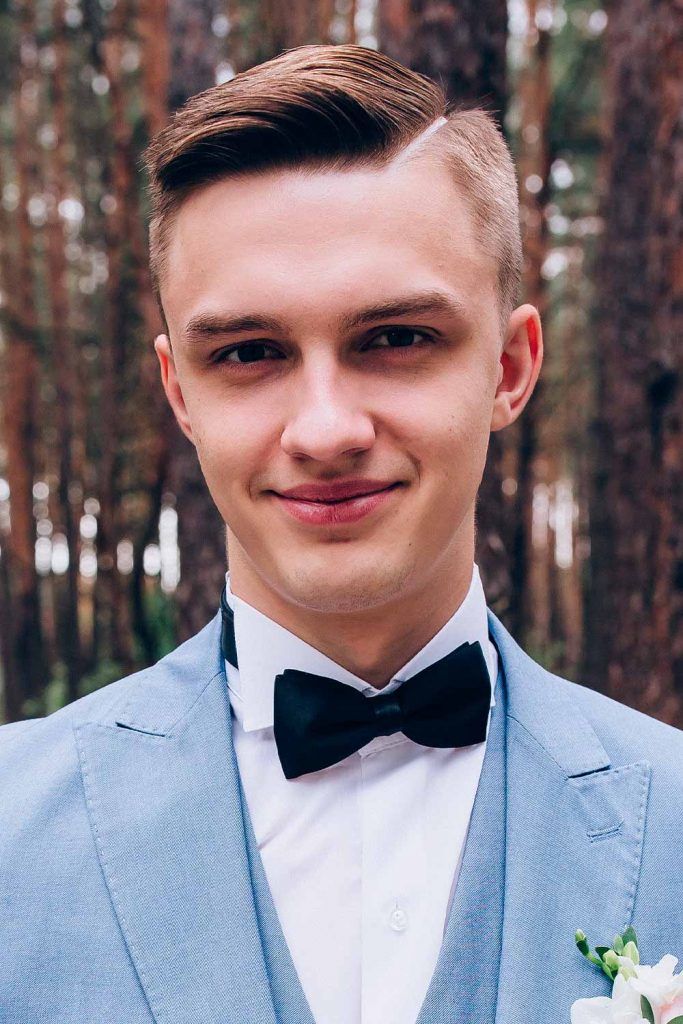 Side Part Undercut Mens Formal Hairstyles #groom #weddinghairstylesformen #mensweddinghair