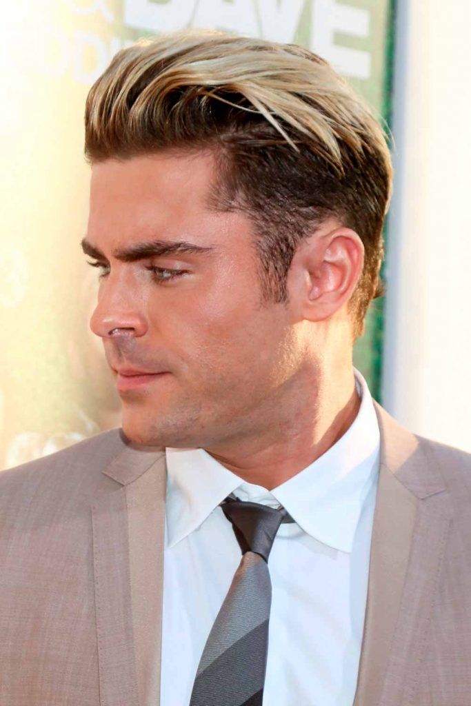 Zac Efron Baywatch Haircut - Slicked Back Undercut #zacefron #zacefrohaircut 