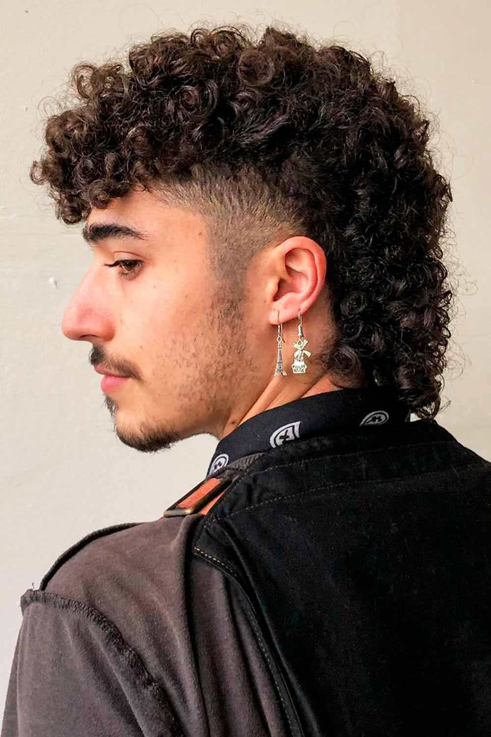 perm men hairstyles mullet fade medium