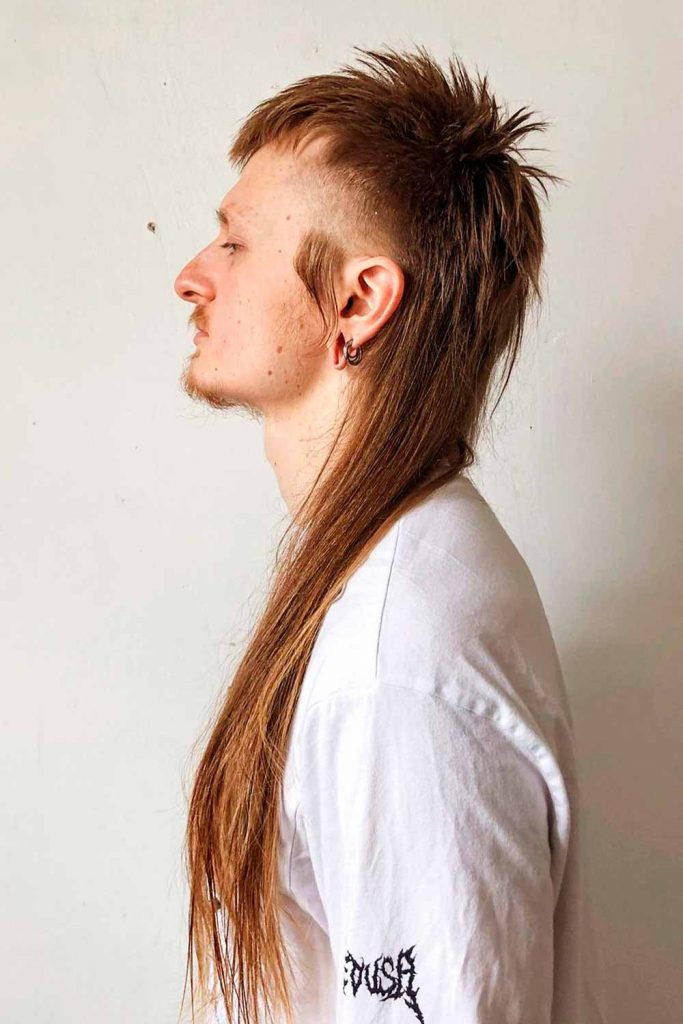 Long Straight Rat Tail #rattail #rattailhair #rattailhairstyle