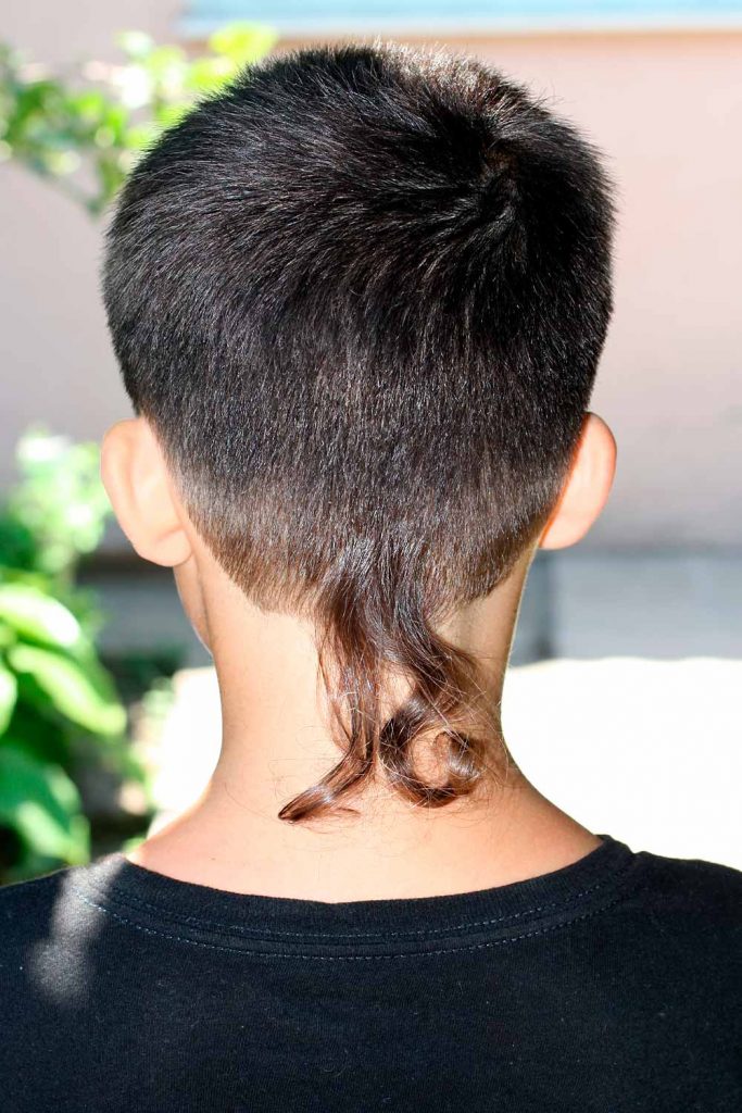 Thin & Curly #rattail #rattailhair #rattailhairstyle