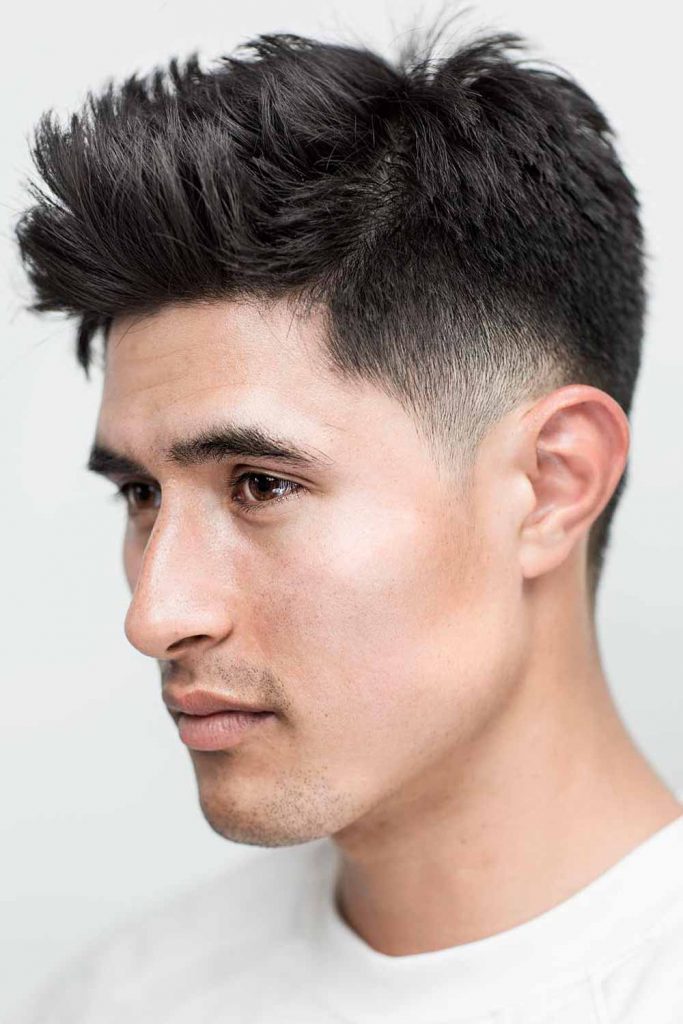 The Brush back/ Taper fade. #hair #menhair #haircuts #style