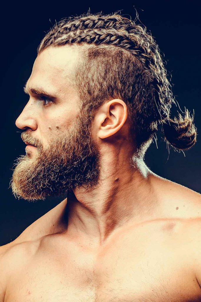 Short Cornrows Undercut #vikingbraids #braidsformen #vikinghairstyles