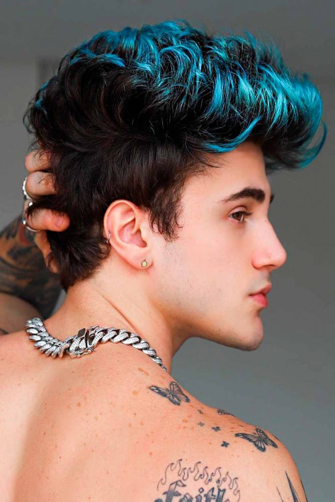 Hairstyles | Men hair color, Mens hair colour, Cool hair color