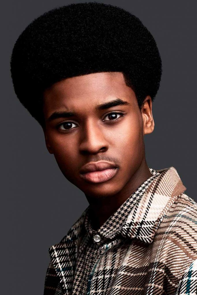 Clean Afro #blackmenhaircuts #blackmenhairstyles #haircutsforblackmen #afrohaircuts #afrohairstyles