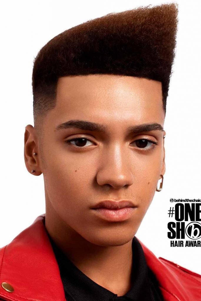 Asymmetrical Black Mens Fade #fadehaircutblackmen #afrofade #blackfade