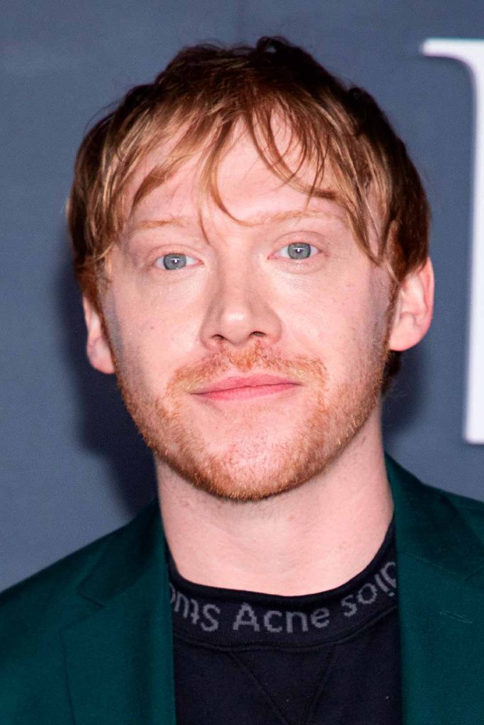 Rupert Grint's Medium Layers #menshairstylesforthinhair #thinhairmen 