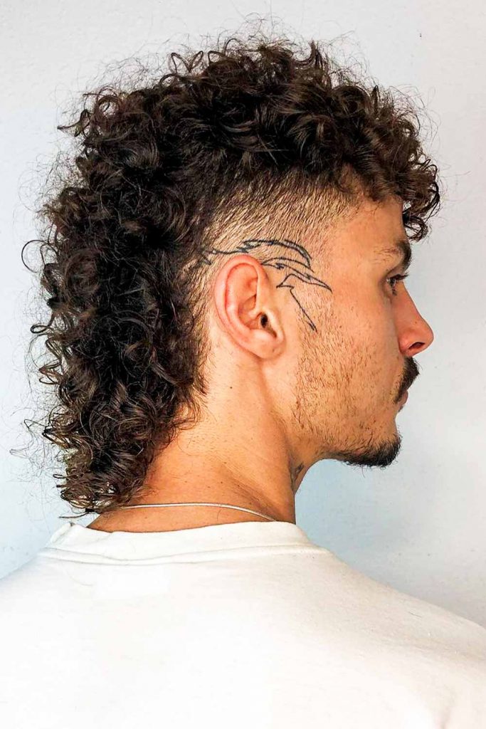 Long Tail Fade #permedmullet #mullet #mensperm #mulletperm #permmullet