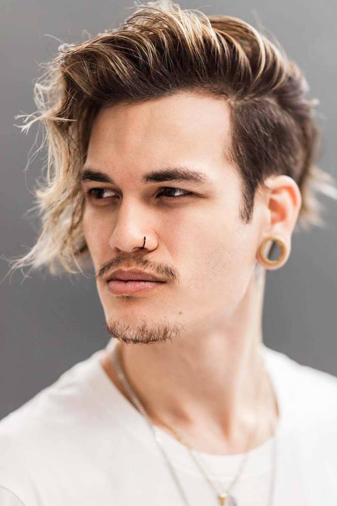 Undercut Puffy Hair Men #fluffyhair #fluffyhairmen