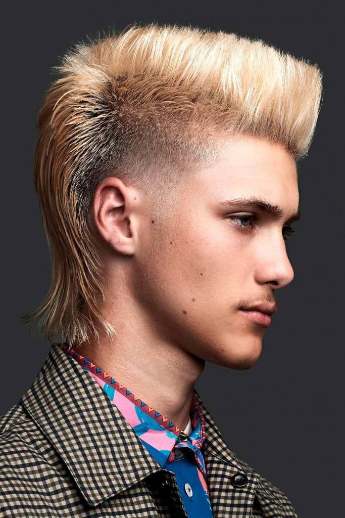 Blonde Mullet #mullet #mullethaircut #modernmullet #mulletmen