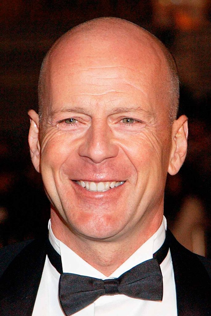 Bruce Willis’ Bald Shave #haircutsforbaldingmen #baldmenhaircuts