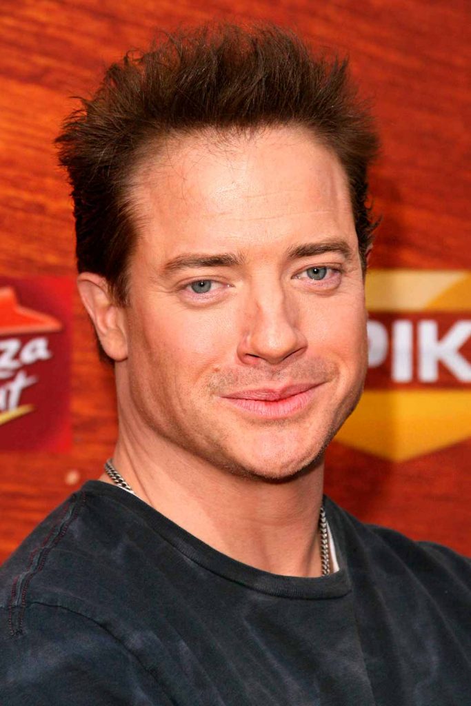 Brendan Fraser’s Brushed Up haircuts for balding men #haircutsforbaldingmen #baldmenhaircuts