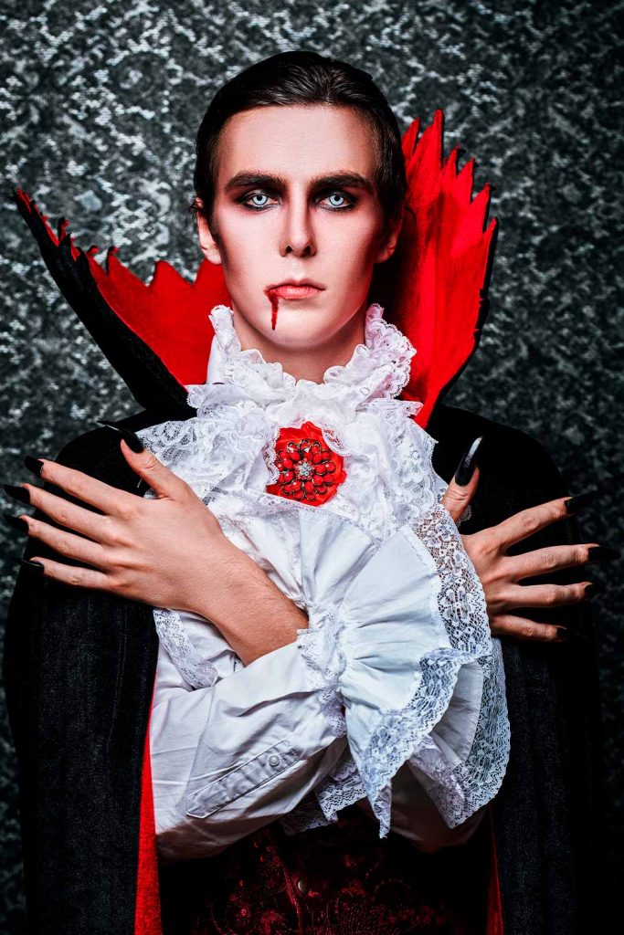  Horror Vampire Dracula Halloween Costume Cosplay Clothes 