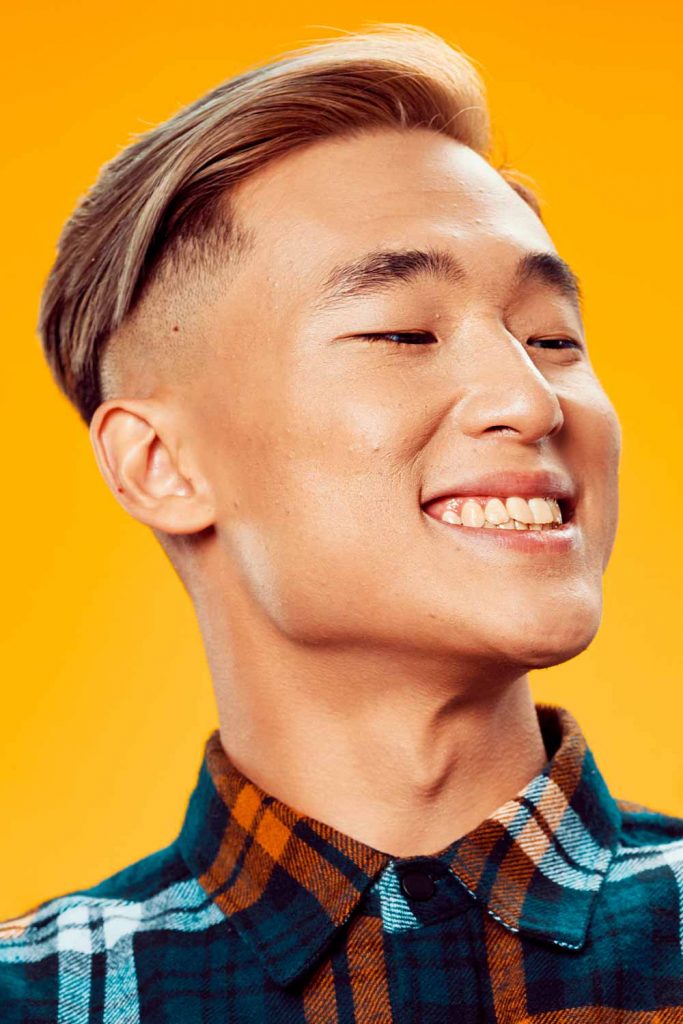 Disconnected Undercut Slicked Back  #twoblockhaircut #2blockhaircut #kpophairstyles #kpop#koreanhairstyles