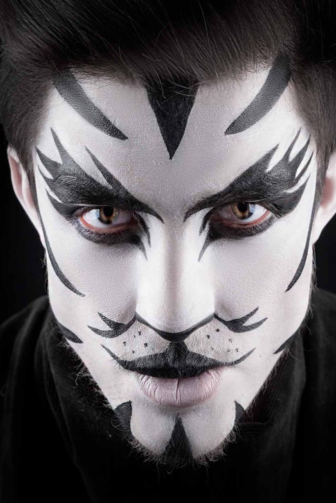 demon makeup for men