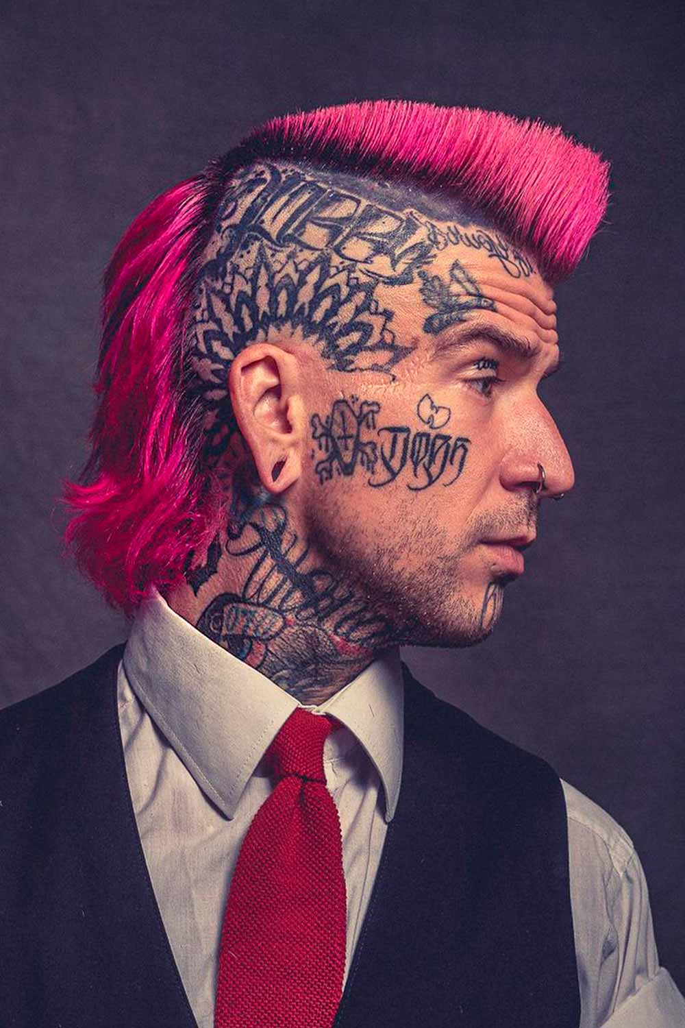 Discover More Than 125 Mullet Hawk Hairstyle POPPY   Mohawk Haircut Undercut Mullet Pink Head Tatto 2 