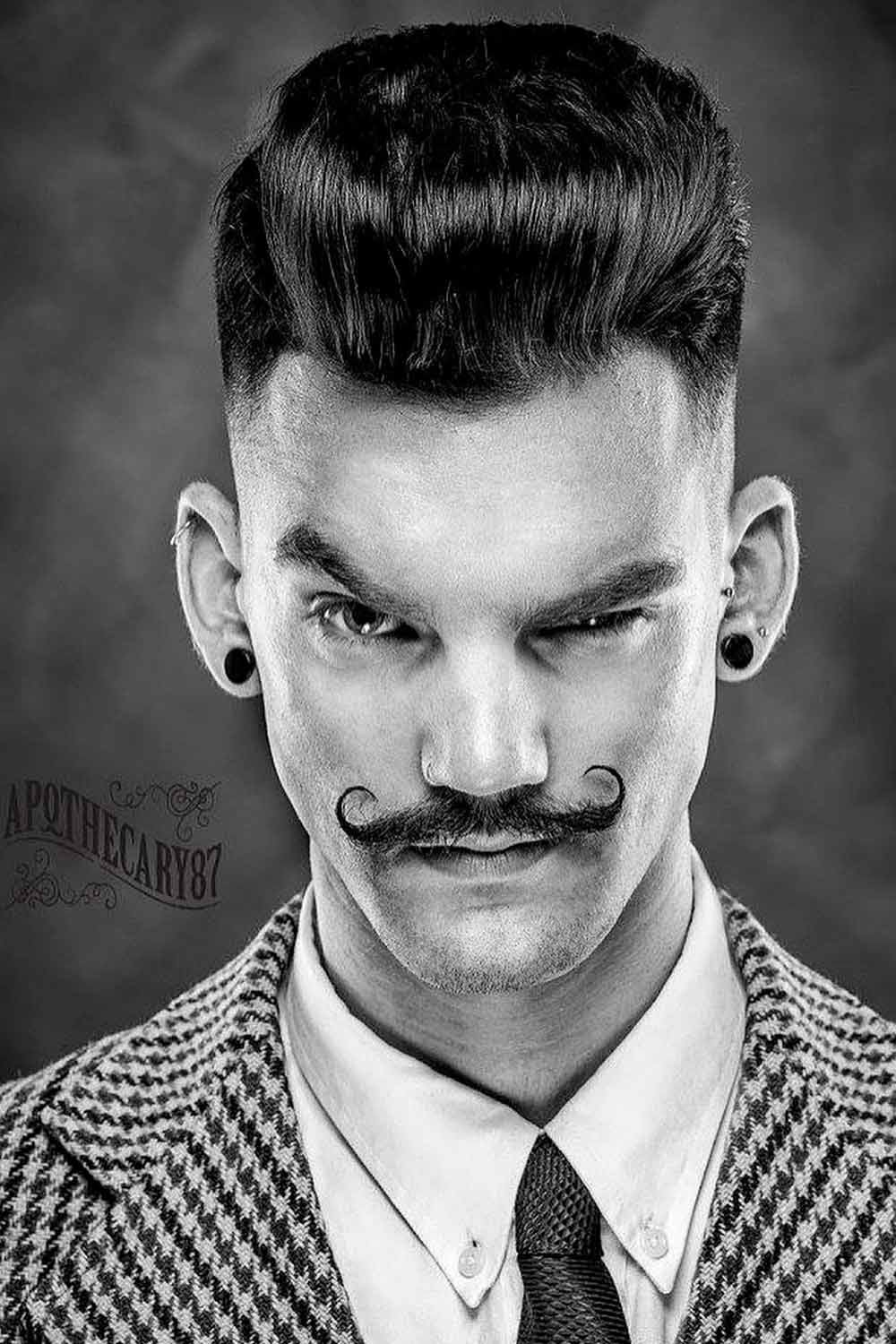 Hipster Mustache #mustache #moustache #mustachestyles #mustaches