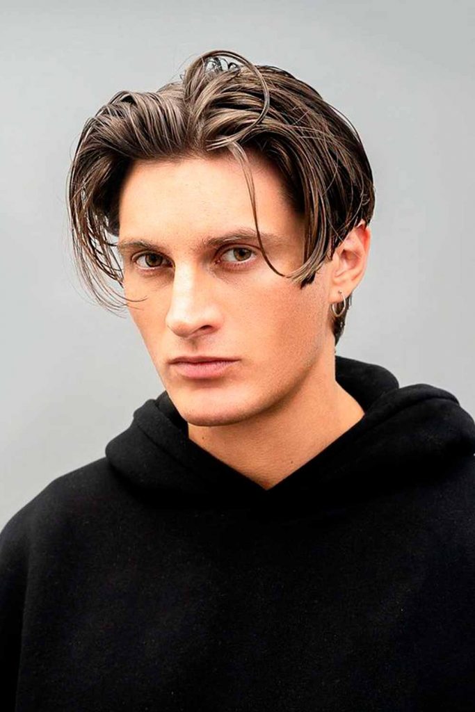 Middle Part Hair Men #typesofhaircuts #typesofhaircutsformen #typesofmenshaircuts #haircutnames