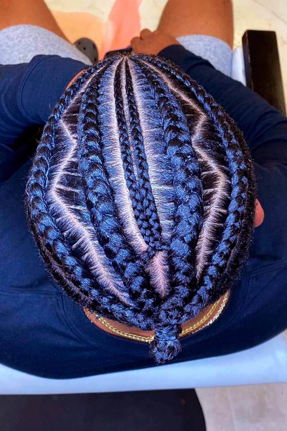 Zig Zag Braids #braidsformen #manbraid #manbraidstyles #mensbraids