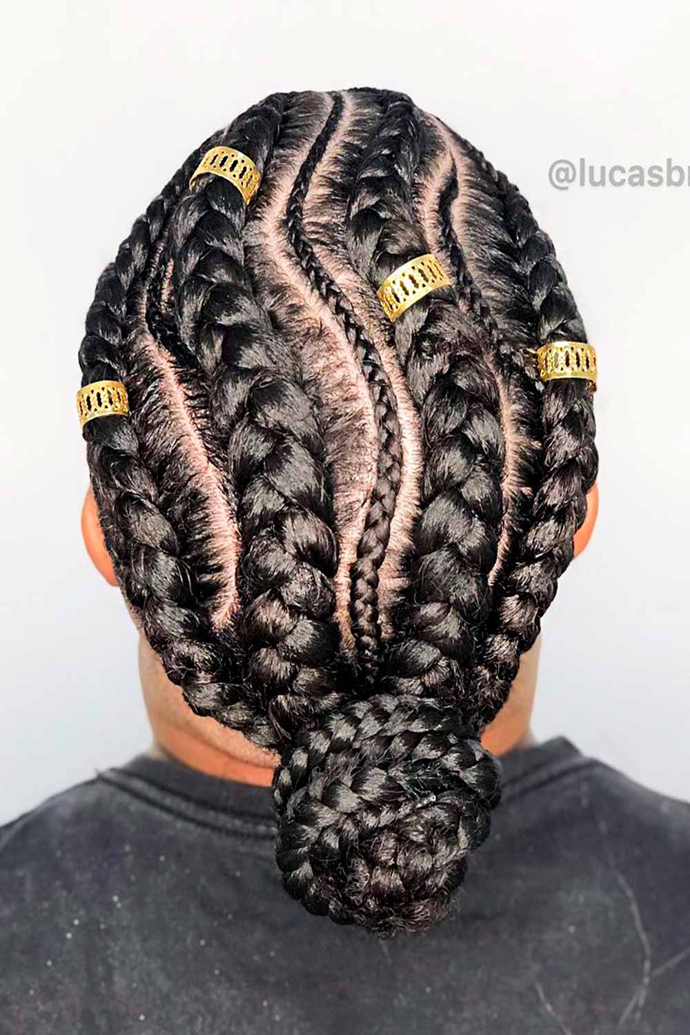 Cornrows With Beads #braidsformen #manbraid #manbraidstyles #mensbraids