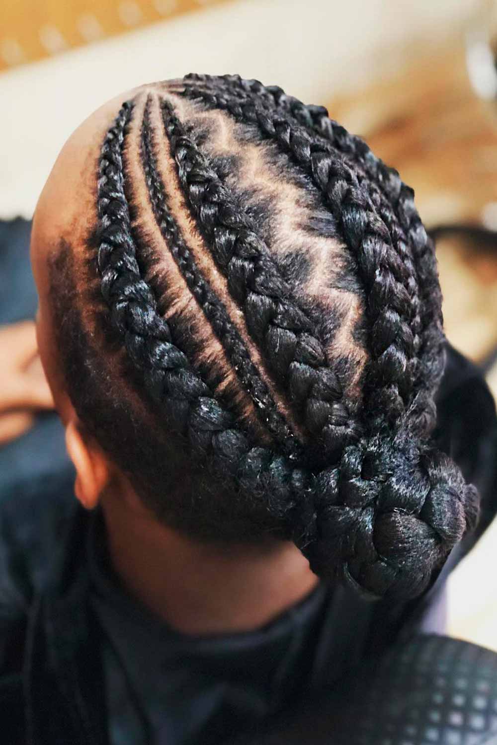 Man Bun Braids #braidsformen #manbraid #manbraidstyles #mensbraids