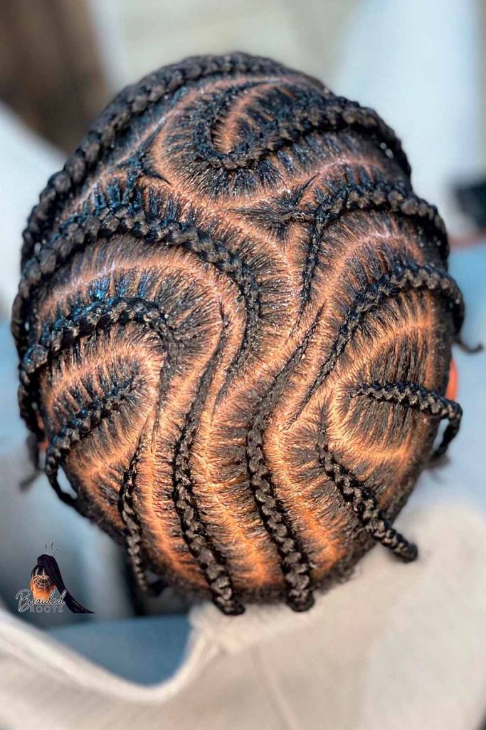 Weave Cornrows #braidsformen #manbraid #manbraidstyles #mensbraids