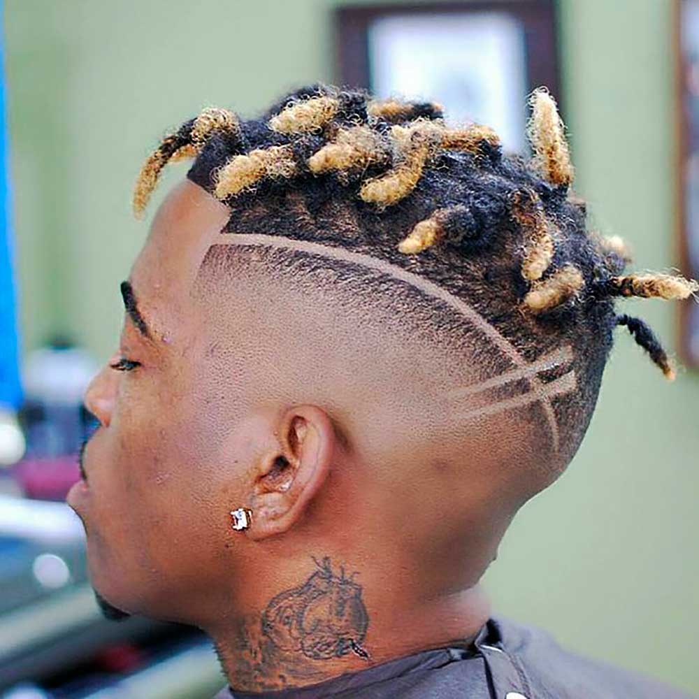 Side Fade Cut Short Wick Dreads #wickshair #wicksdreads