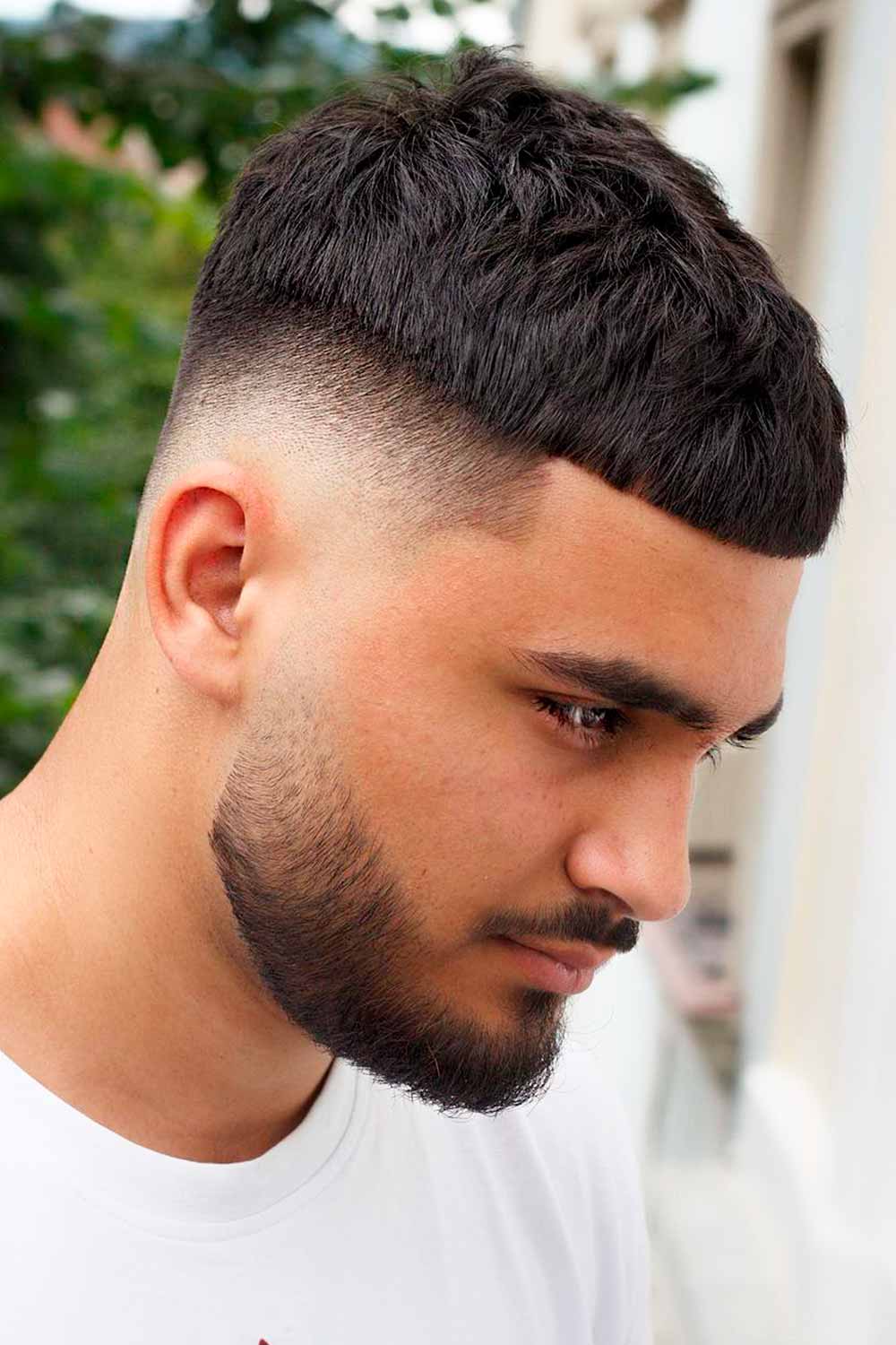 Burst Fade Haircut Men