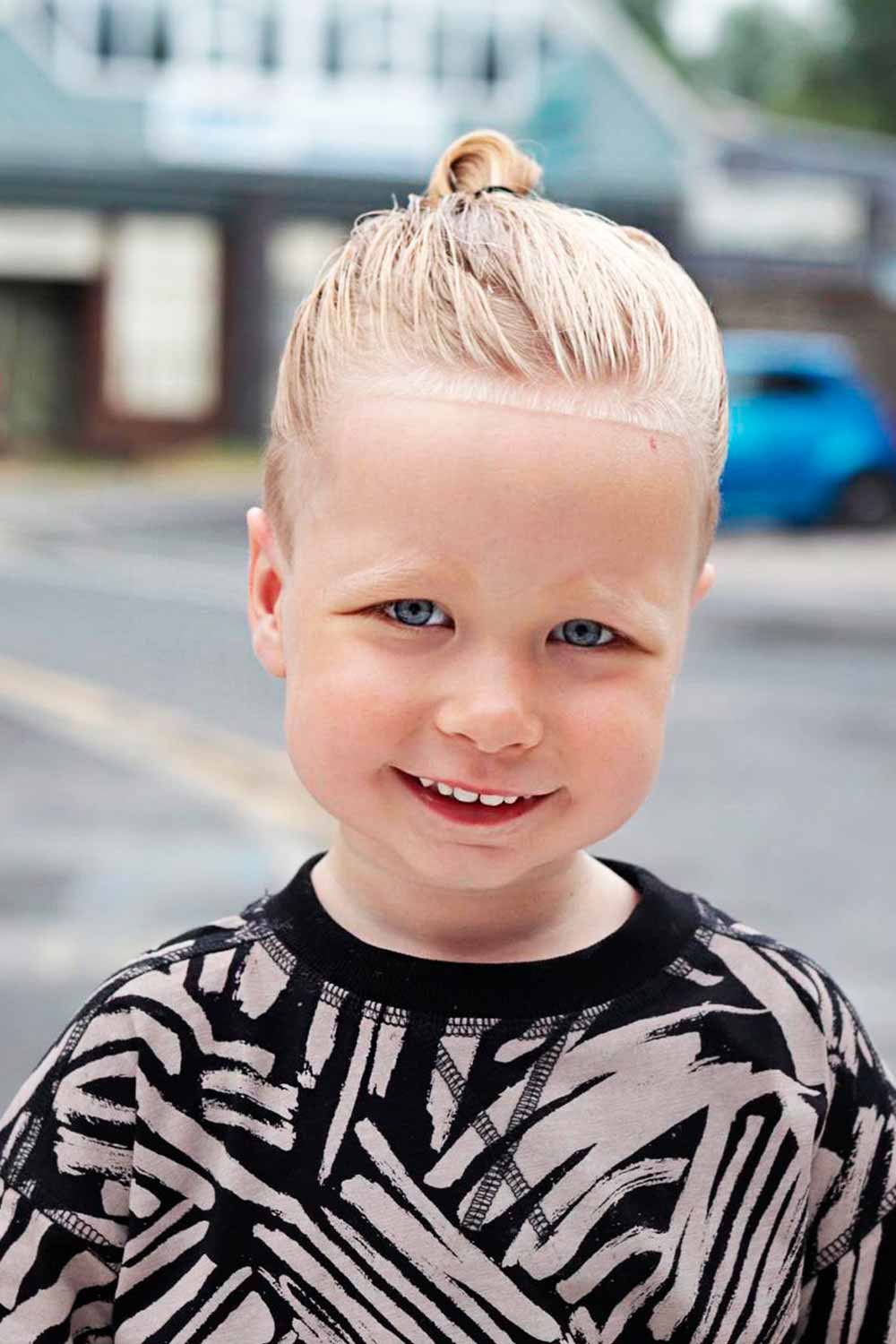 Little Boy Haircuts Baby Bun Top Knot Undercut 