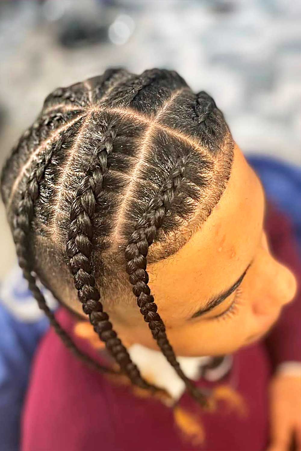 Classic Pop Smokes Braids For Men#singlebraids #singlebraidsformen #singlebraidsmen