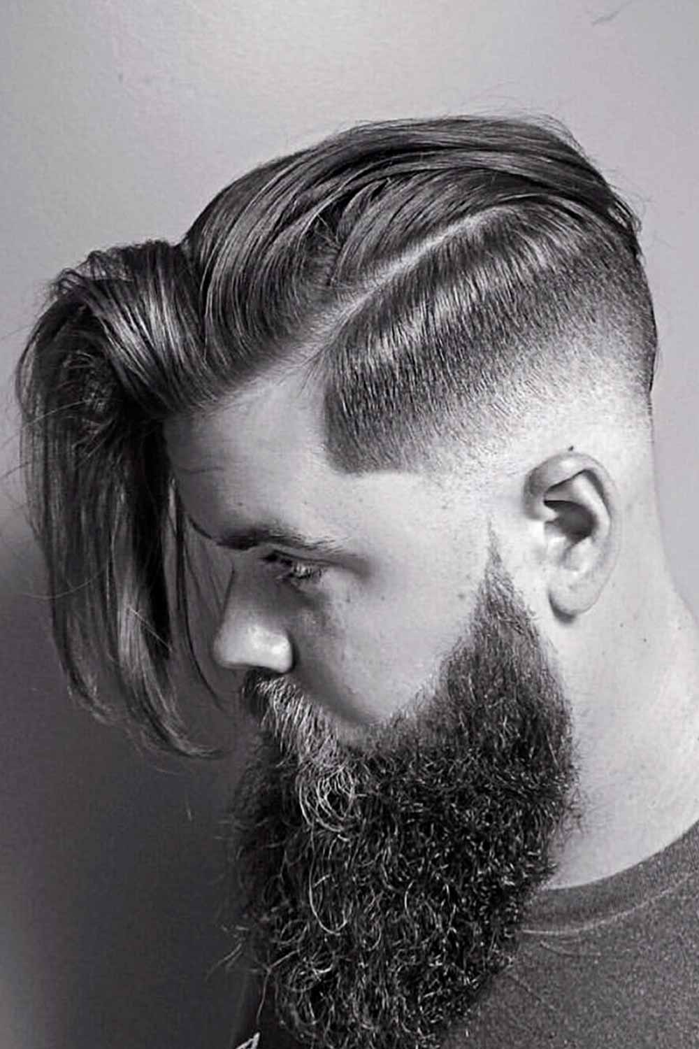 Undercut With Hard Part For Men #sideparthaircut #sidepartmenshaircut