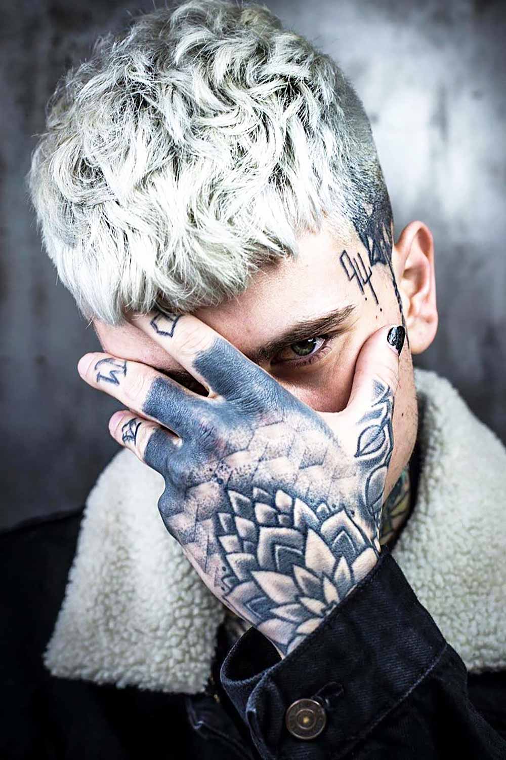 Textured Crop #silverhairmen #silverhaircolour