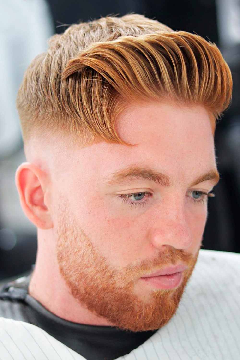 Quiff With Short Tapered Hair #taper #taperhaircut #taperedhair #taperedhaircut
