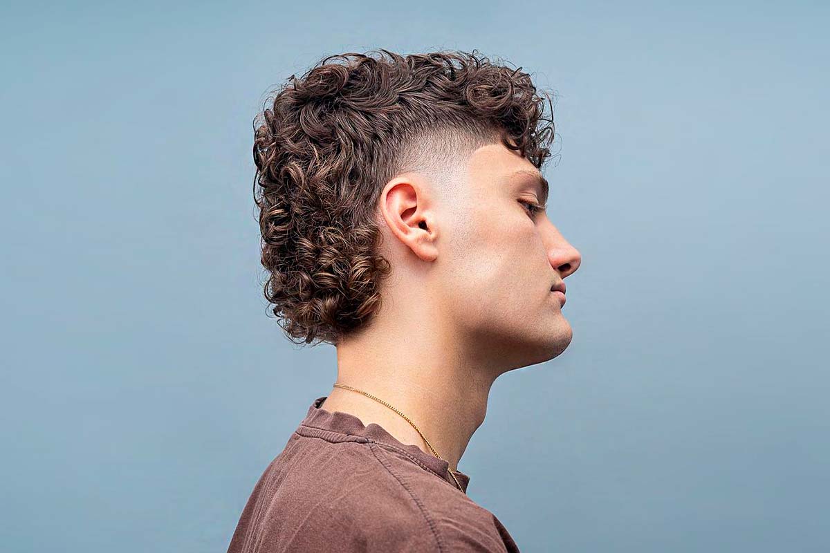 curly mullet haircut 