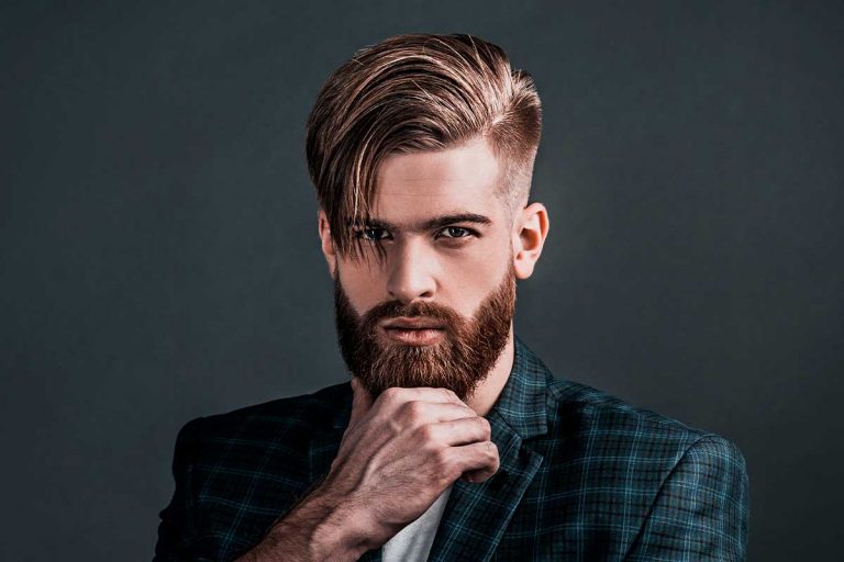 how to cut men's side part haircut