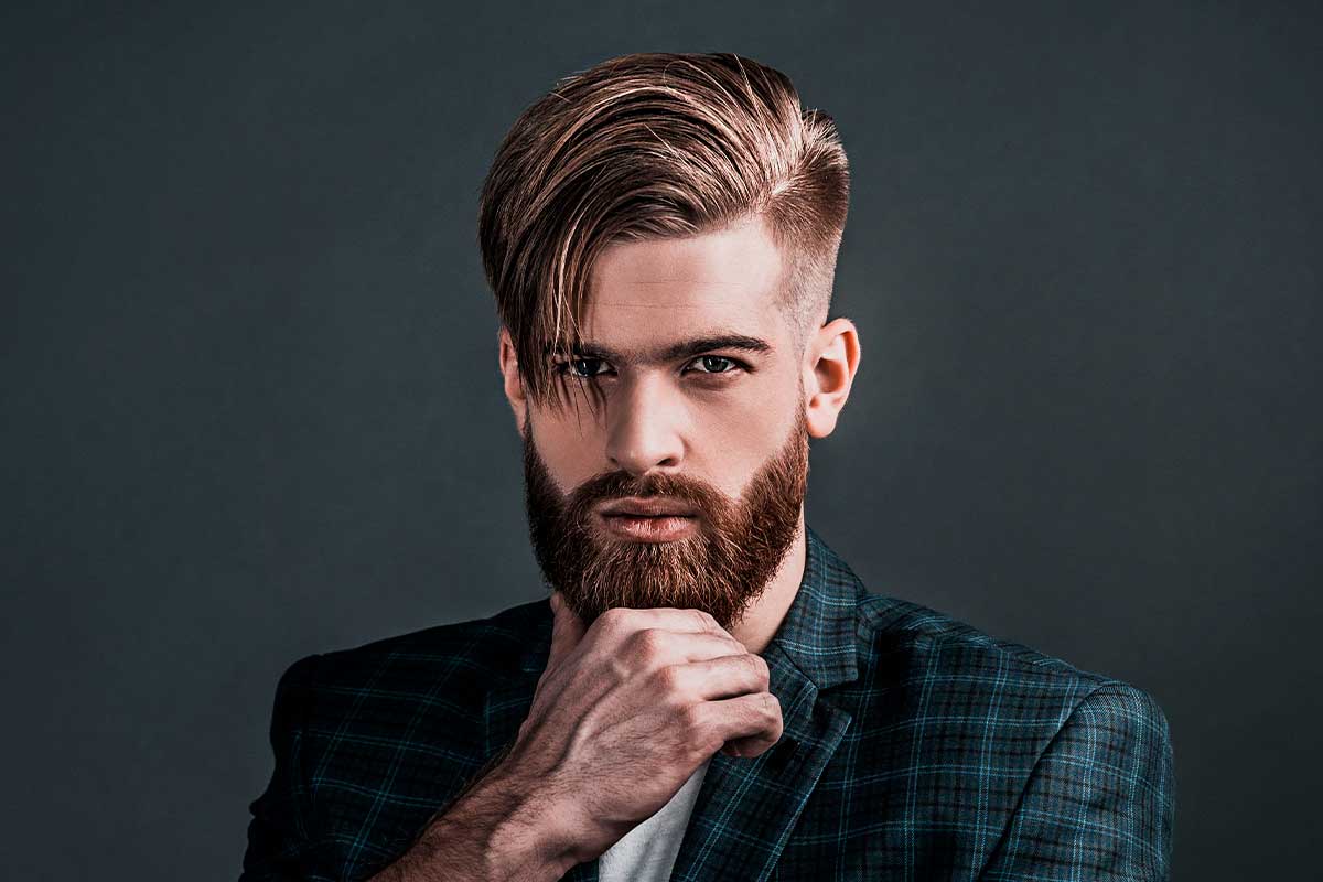 Image of The side part hairstyle for men