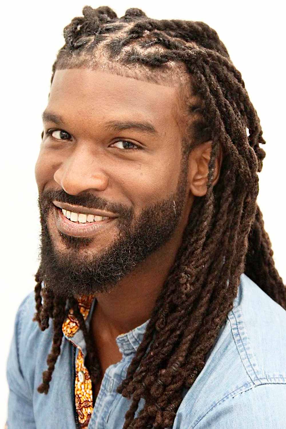 twist hairstyles men line up braids long