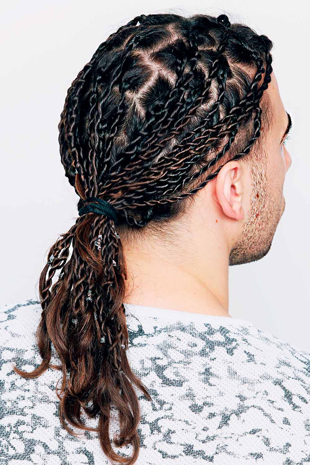 25 Stylish Men's Ponytail Hairstyles - Be Different | Mens ponytail  hairstyles, Thick hair styles, Long hair styles men