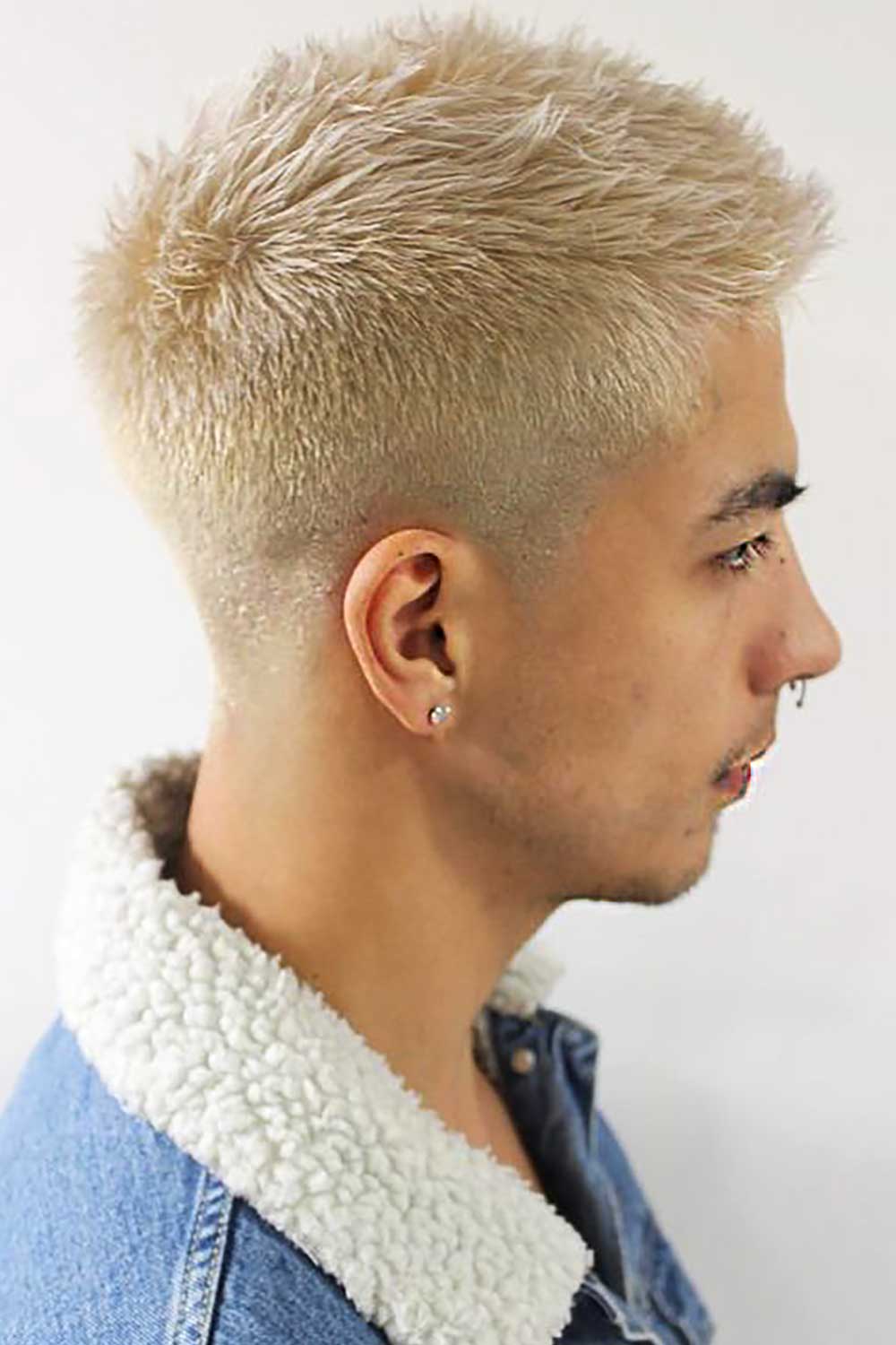 Blonde Men Haircuts Short Textured 