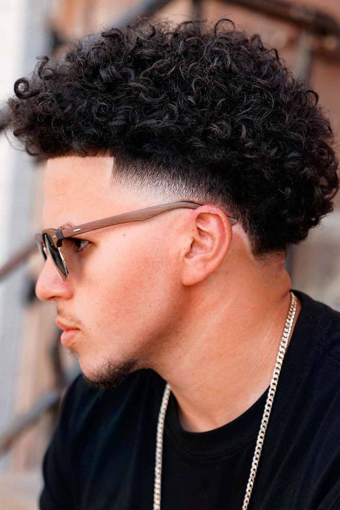 15 Curly Taper Fade Hair Ideas for Men in 2023