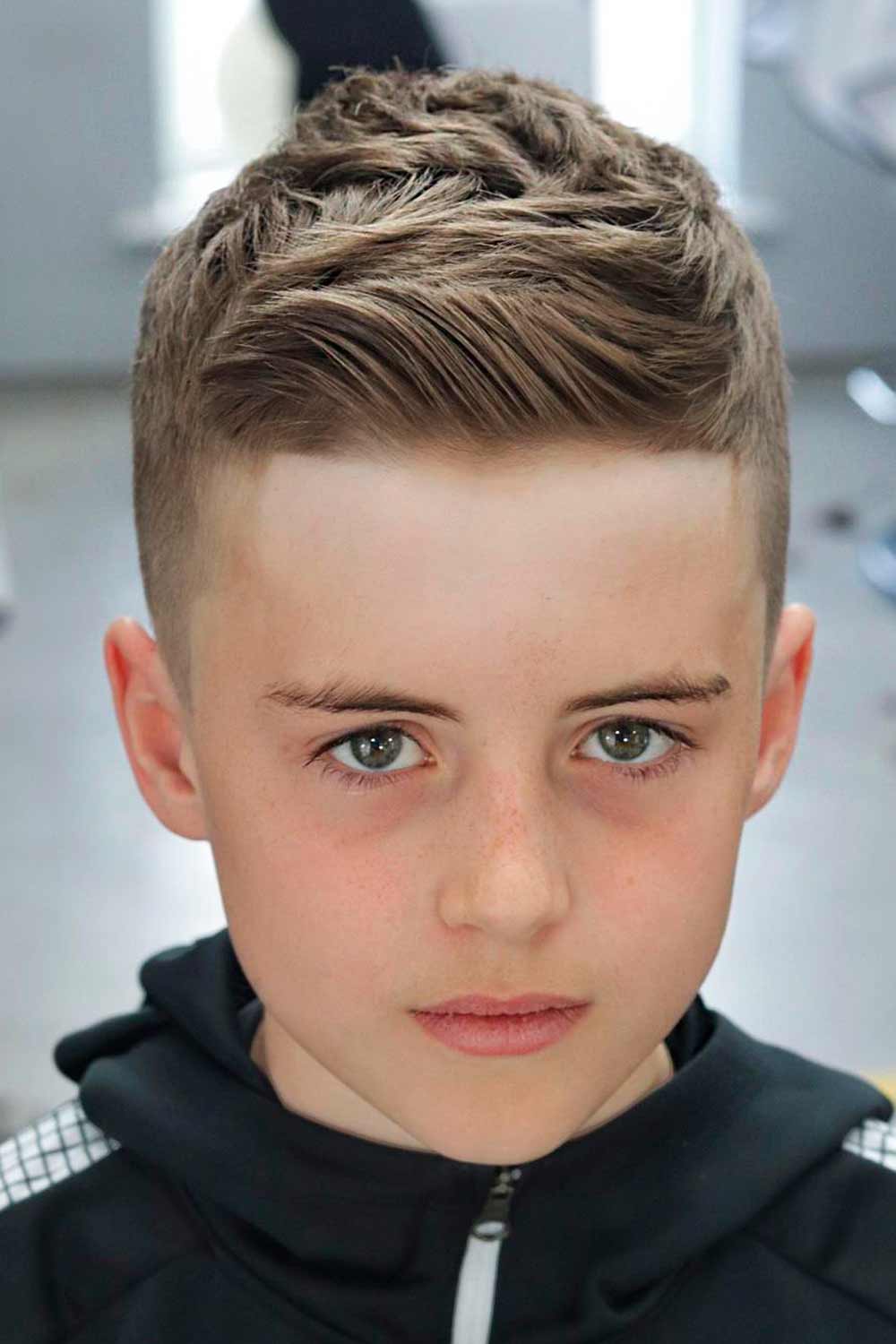 Comb Over Haircut For Kids   Boys Haircuts Short Faded Sides Quiff 1 