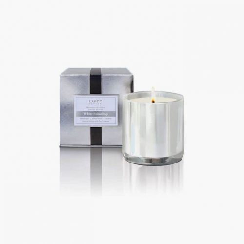 White Snowdrop Candle